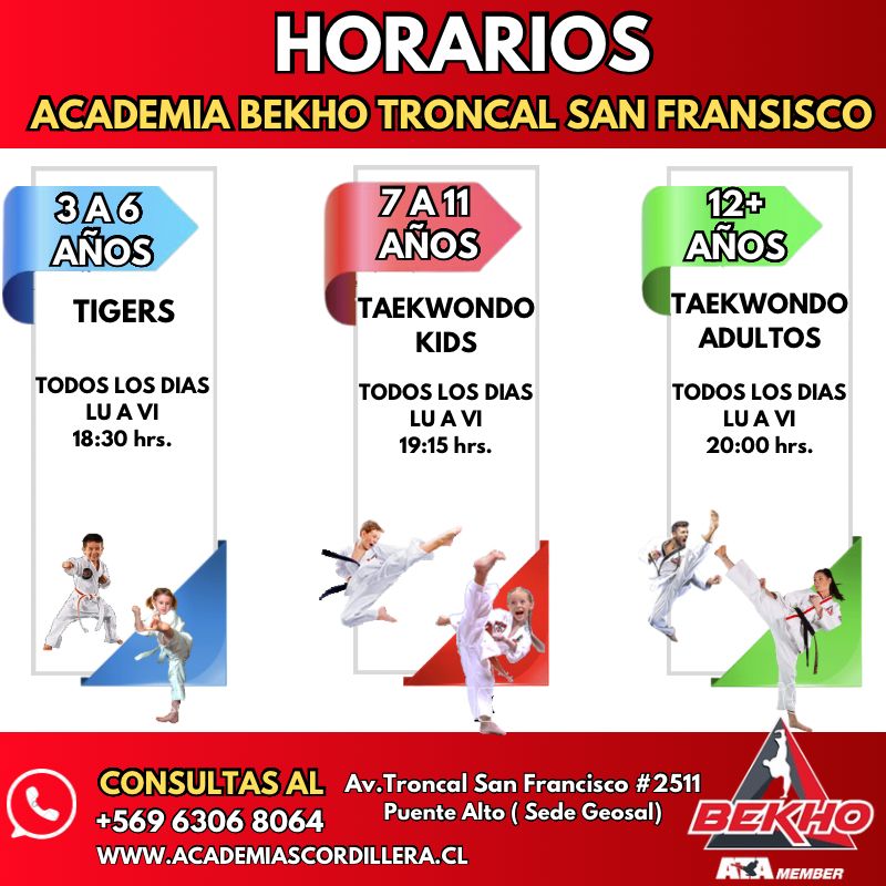Horario Troncal San Francisco